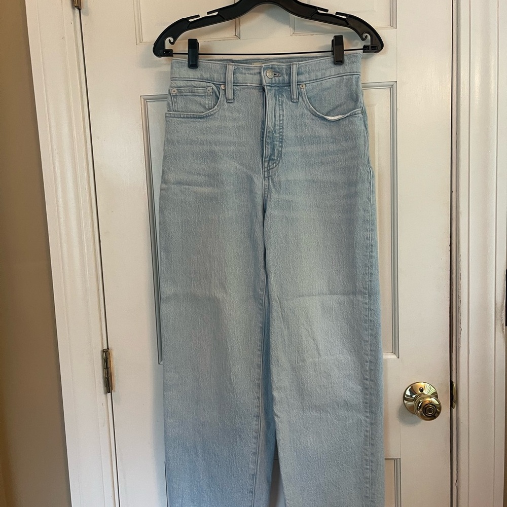 Madewell High Rise Blue Jeans Relaxed Fit